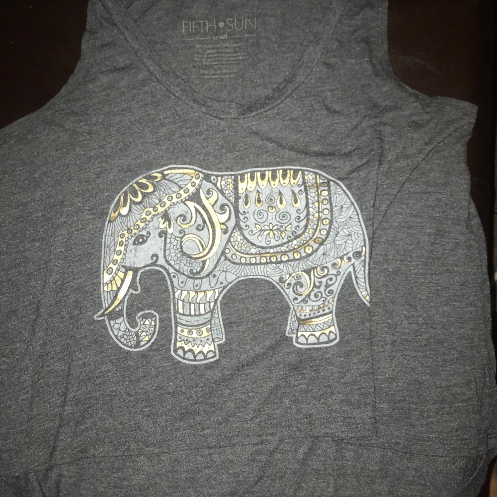 Grey summer tank top